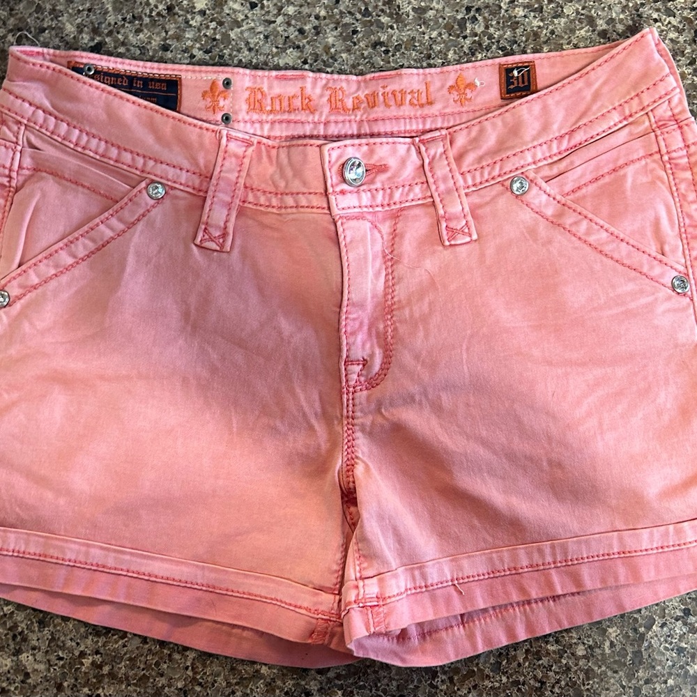 Rock Revival Super Cute Pink Shorts - Size 30
